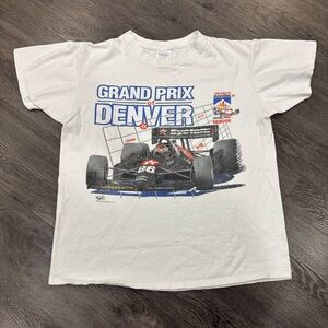 Vintage Denver Grand Prix Tshirt, Men’s L, Racing Motorsport Shirt